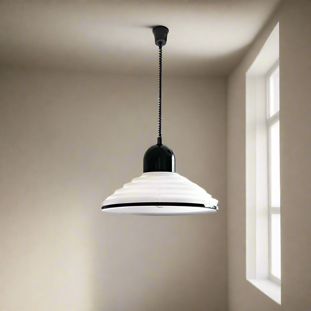 Beaumont French Cream Glass Pendant Light