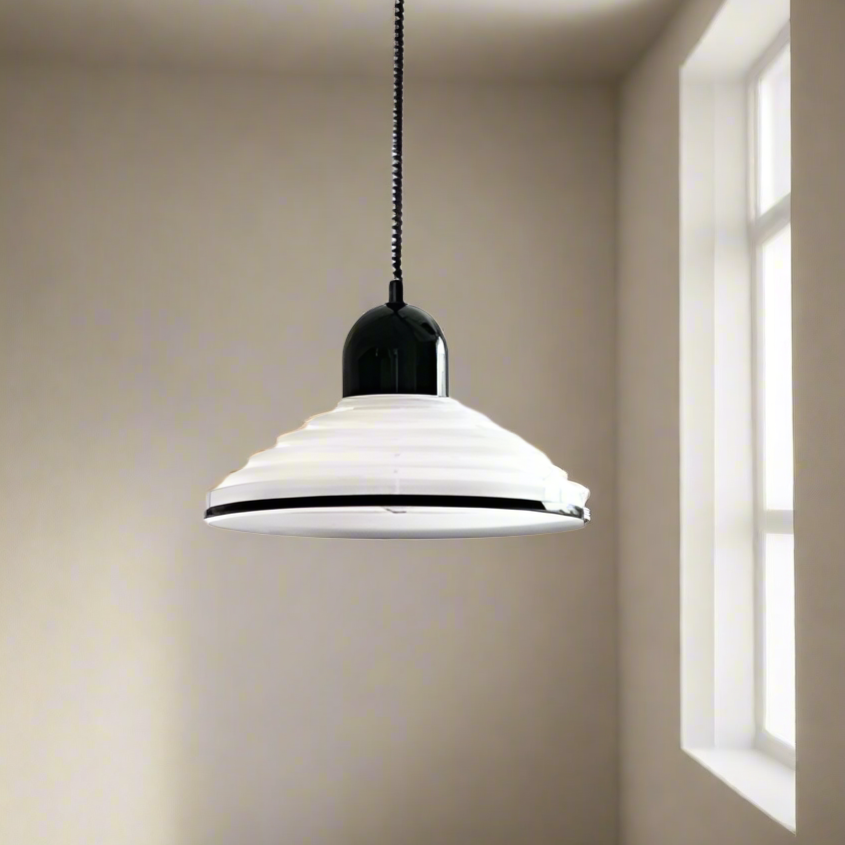Beaumont French Cream Glass Pendant Light