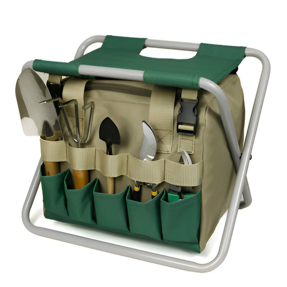 طقم أدوات الحدائق القابل للطي GardenZip — تصميم محمول مدمج وموفّر للمساحة