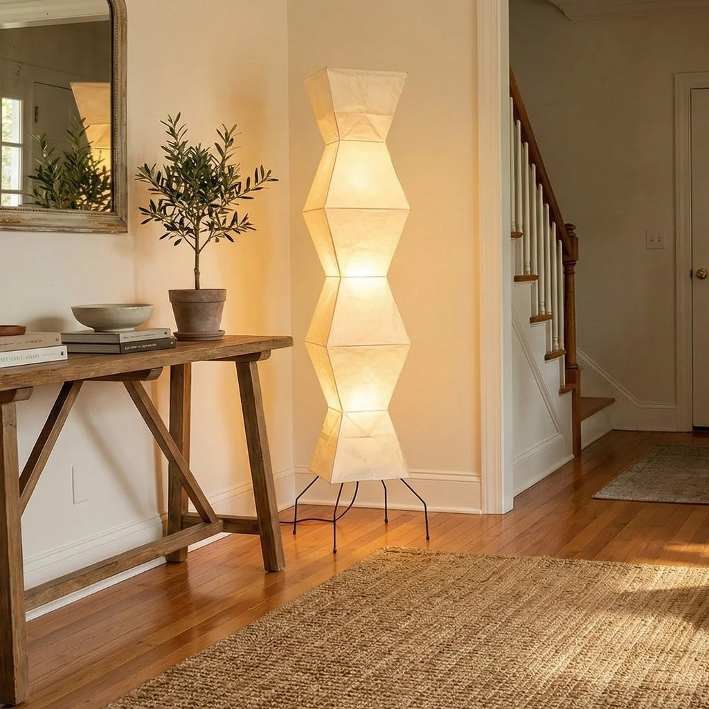 Akari Hourglass Shape UF4-L9 Floor Lamp | wildoxy