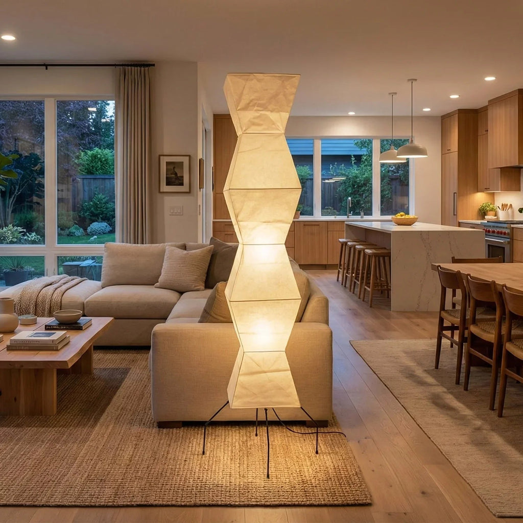 Akari Hourglass Shape UF4-L9 Floor Lamp | wildoxy