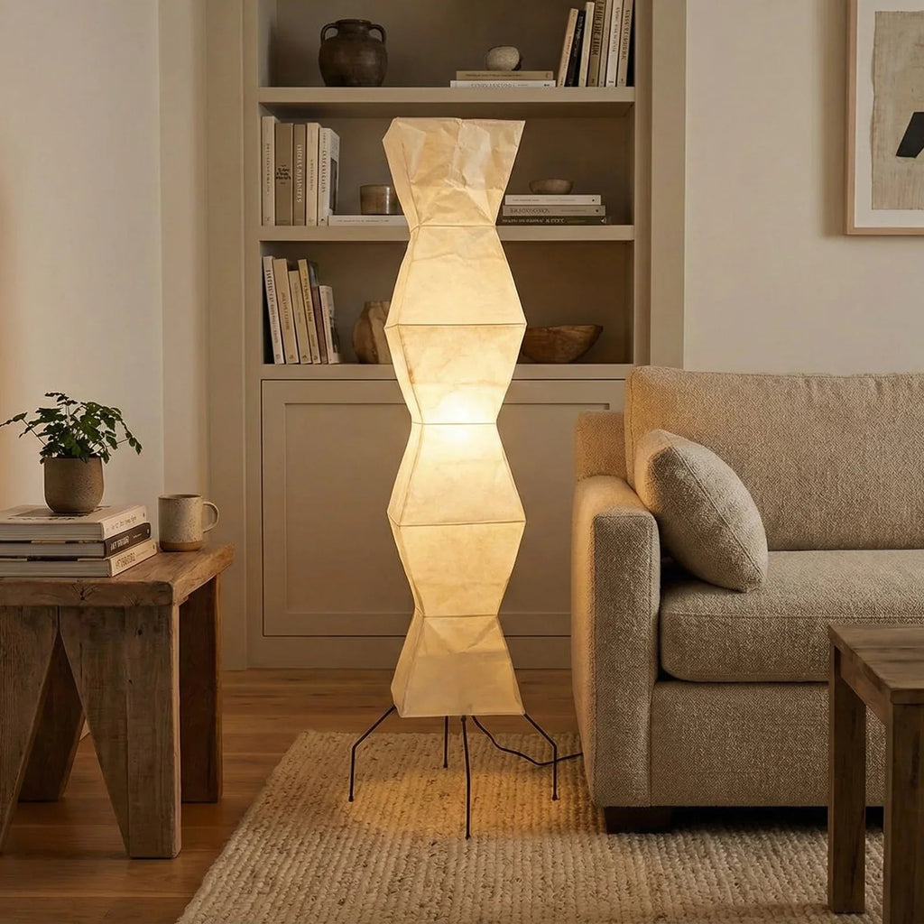 Akari Hourglass Shape UF4-L9 Floor Lamp | wildoxy