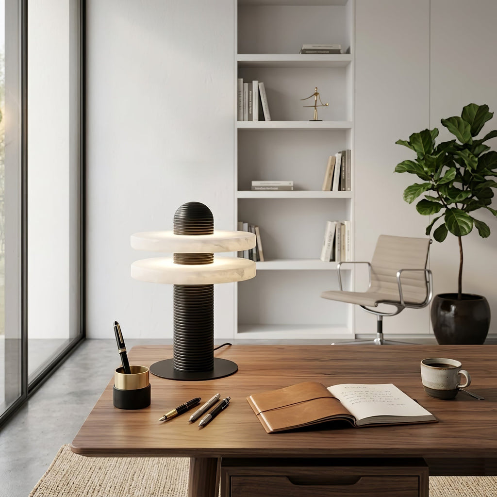 Geometric Layered Table Lamp | wildoxy