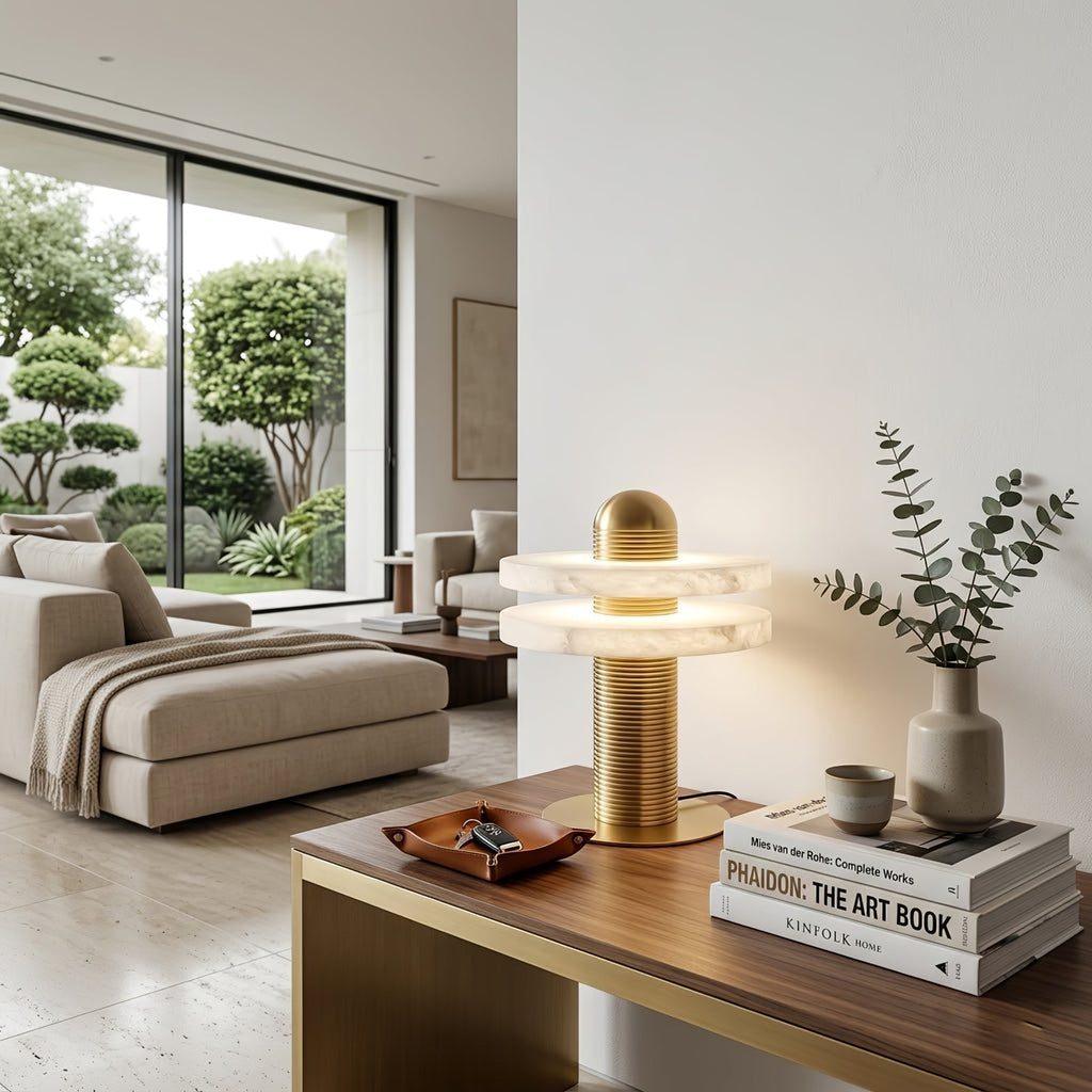 Geometric Layered Table Lamp | wildoxy