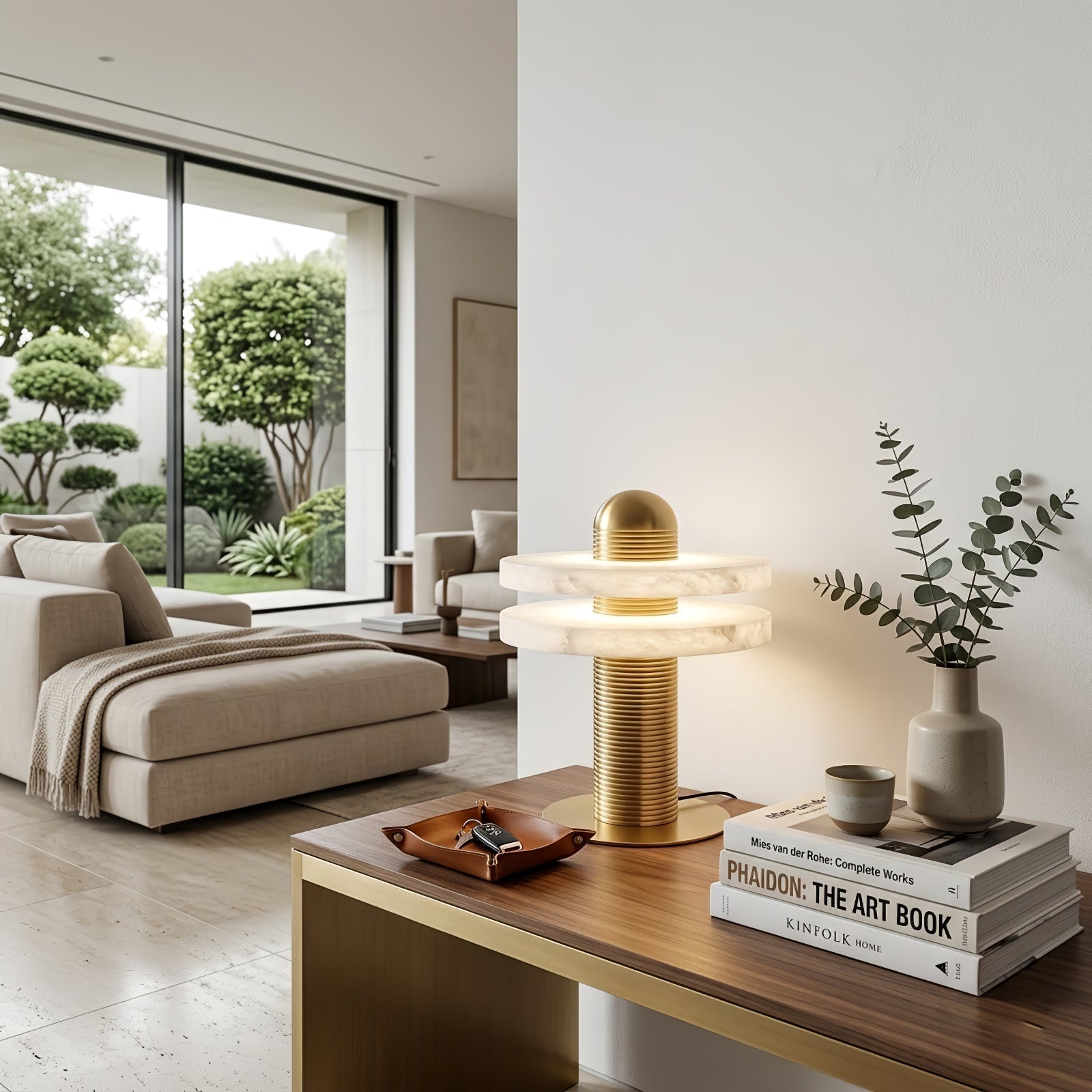 Geometric Layered Table Lamp | wildoxy