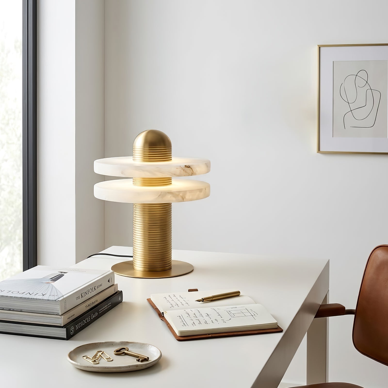 Geometric Layered Table Lamp | wildoxy