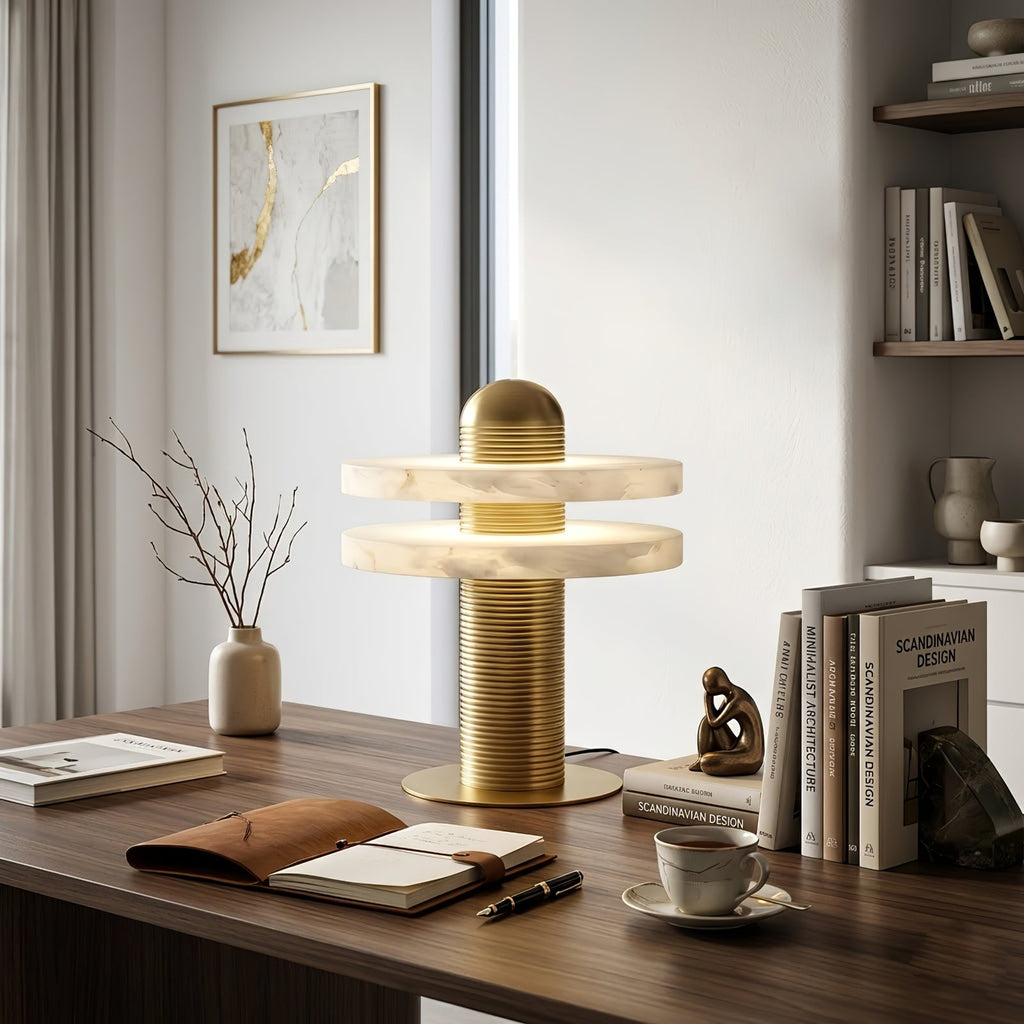 Geometric Layered Table Lamp | wildoxy