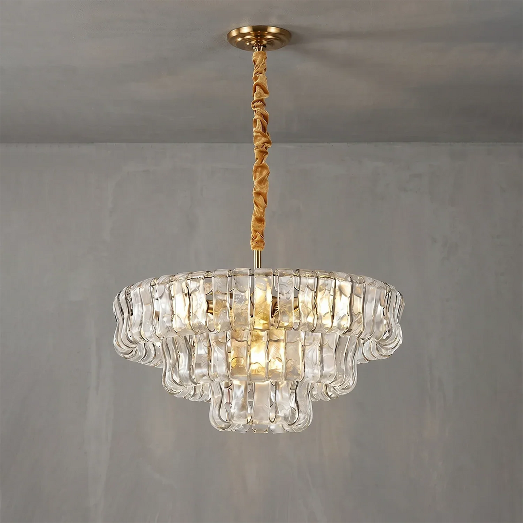 Glacii Ring Glass Chandelier | wildoxy