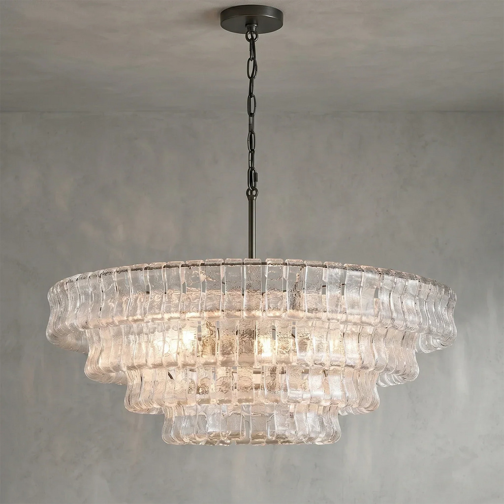 Glacii Ring Glass Chandelier | wildoxy
