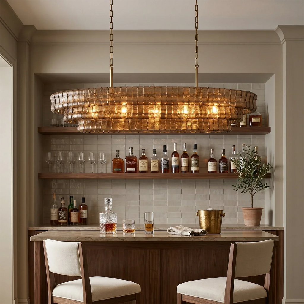 Glacii Ring Glass Chandelier | wildoxy