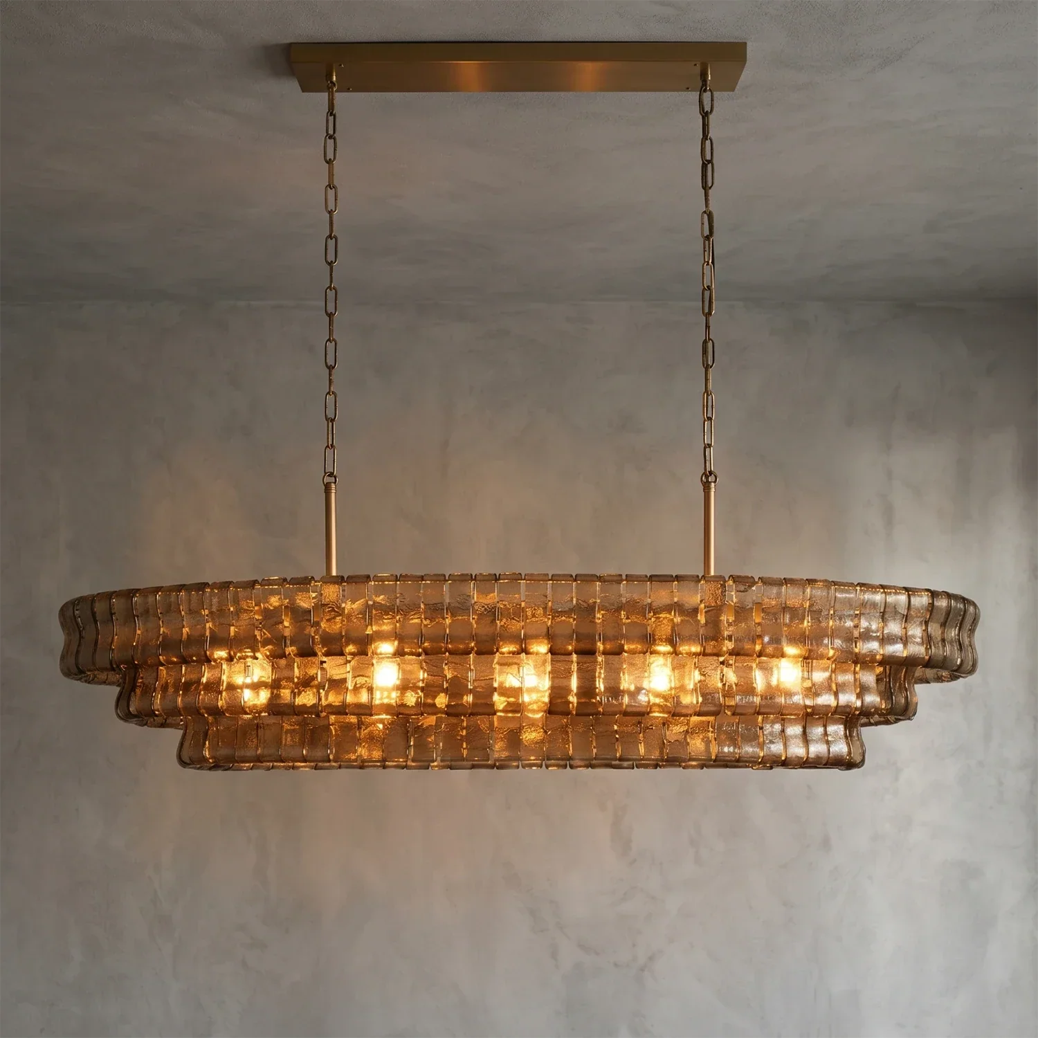 Glacii Ring Glass Chandelier | wildoxy