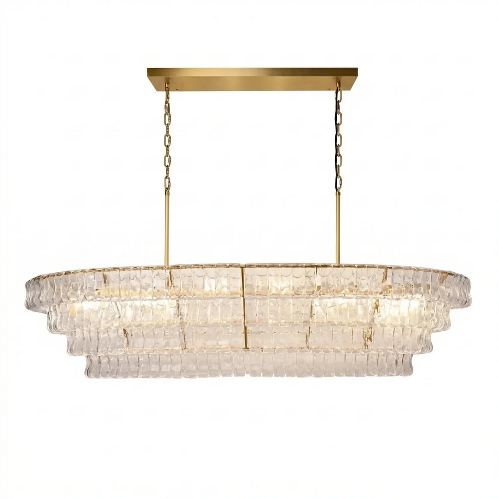 Glacii Ring Glass Chandelier | wildoxy