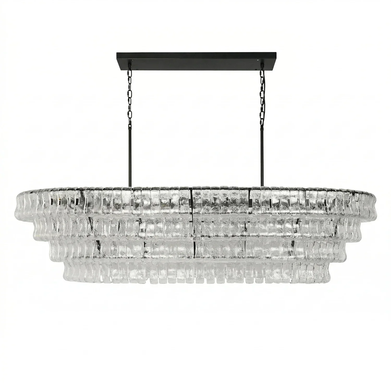 Glacii Ring Glass Chandelier | wildoxy