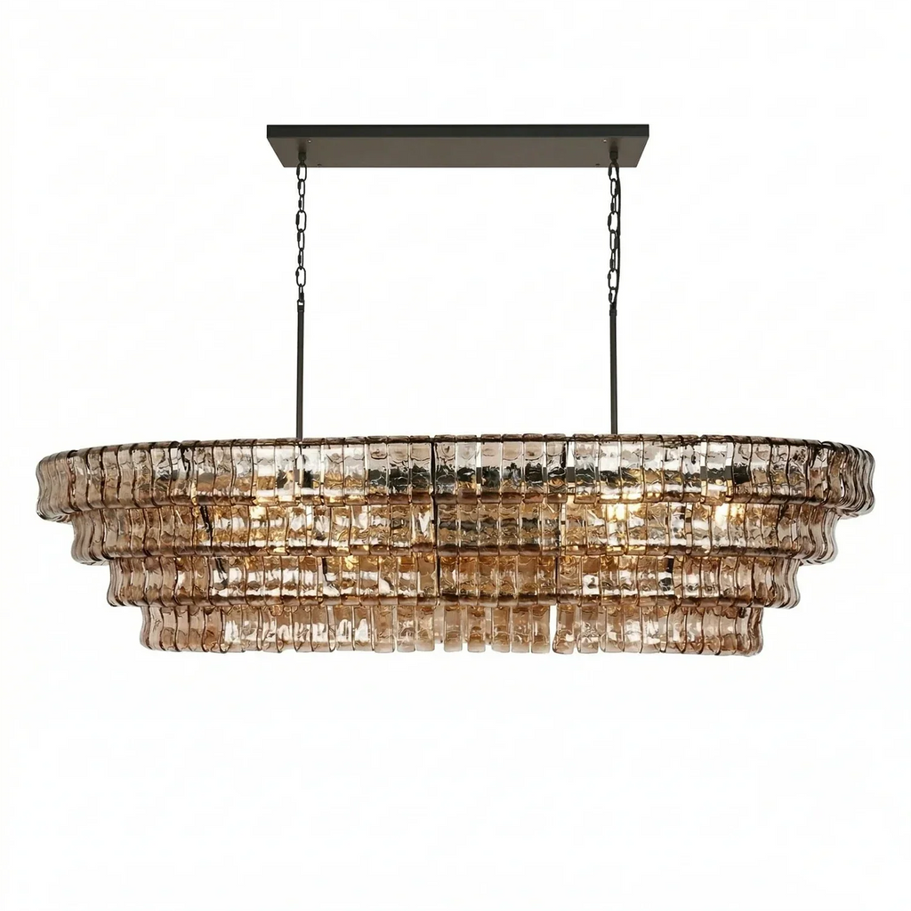 Glacii Ring Glass Chandelier | wildoxy