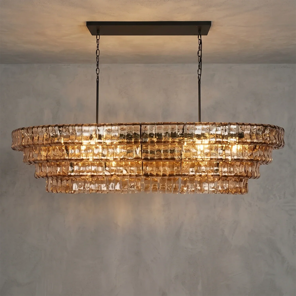 Glacii Ring Glass Chandelier | wildoxy