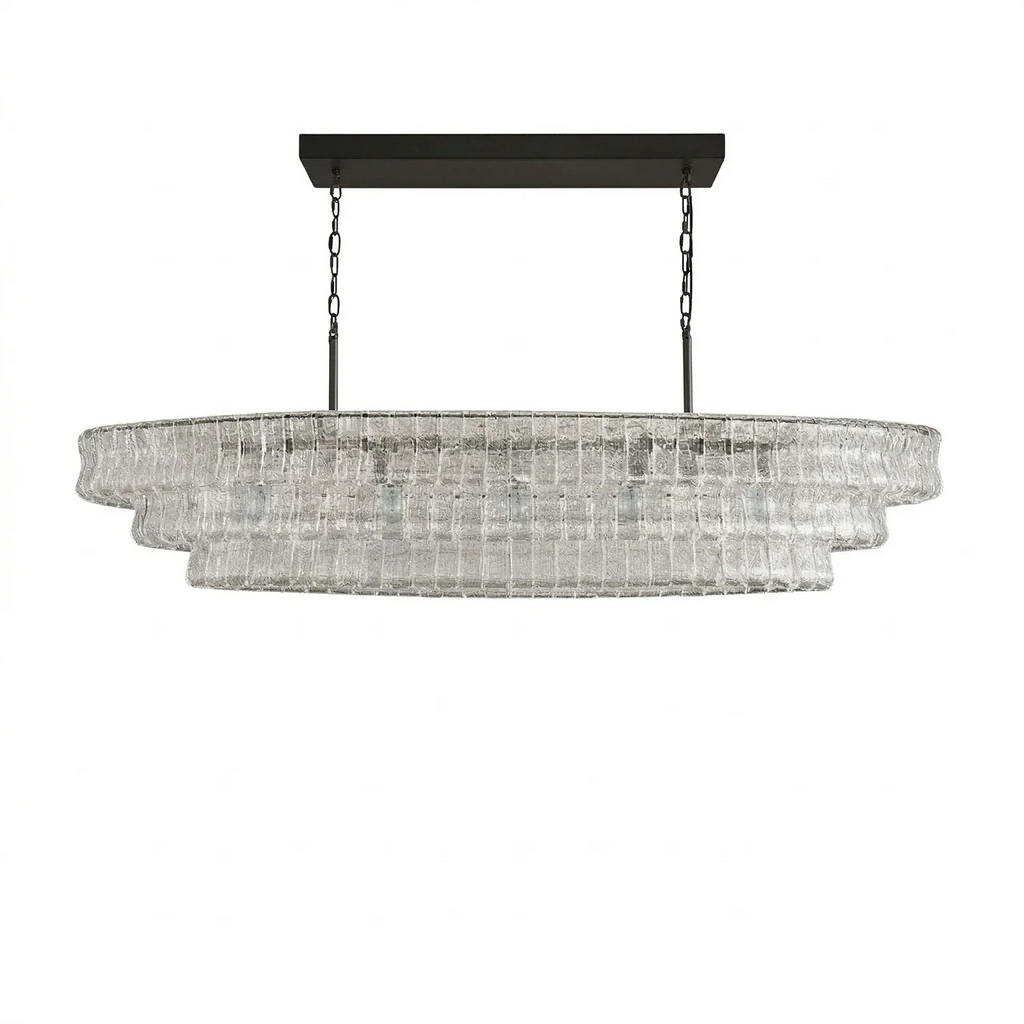 Glacii Ring Glass Chandelier | wildoxy