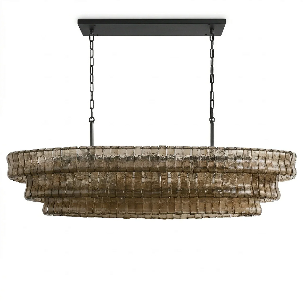 Glacii Ring Glass Chandelier | wildoxy