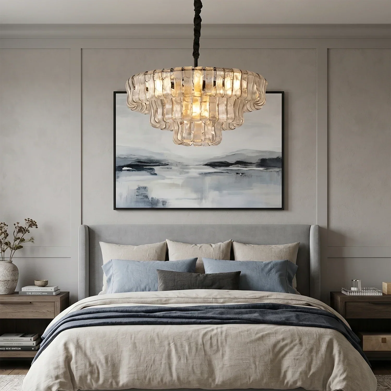 Glacii Ring Glass Chandelier | wildoxy