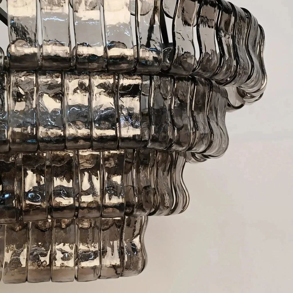 Glacii Ring Glass Chandelier | wildoxy