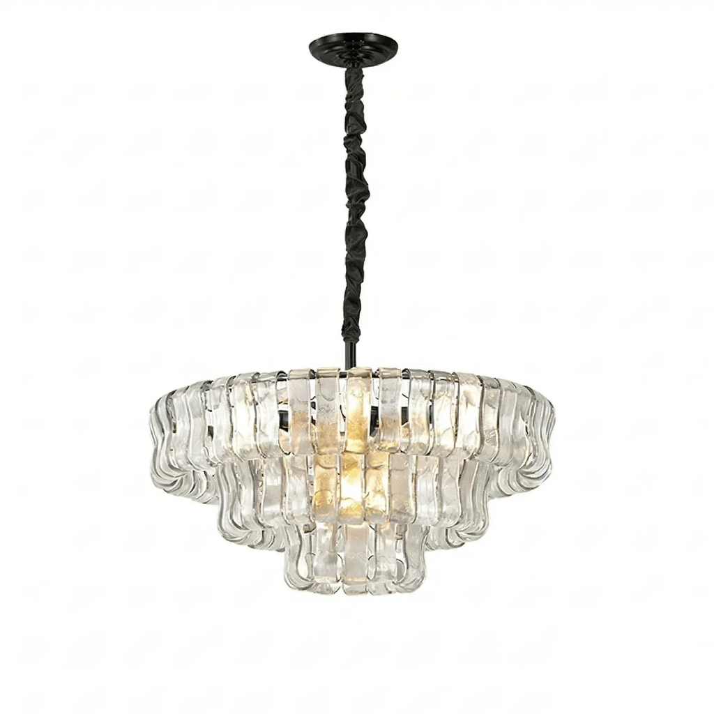 Glacii Ring Glass Chandelier | wildoxy