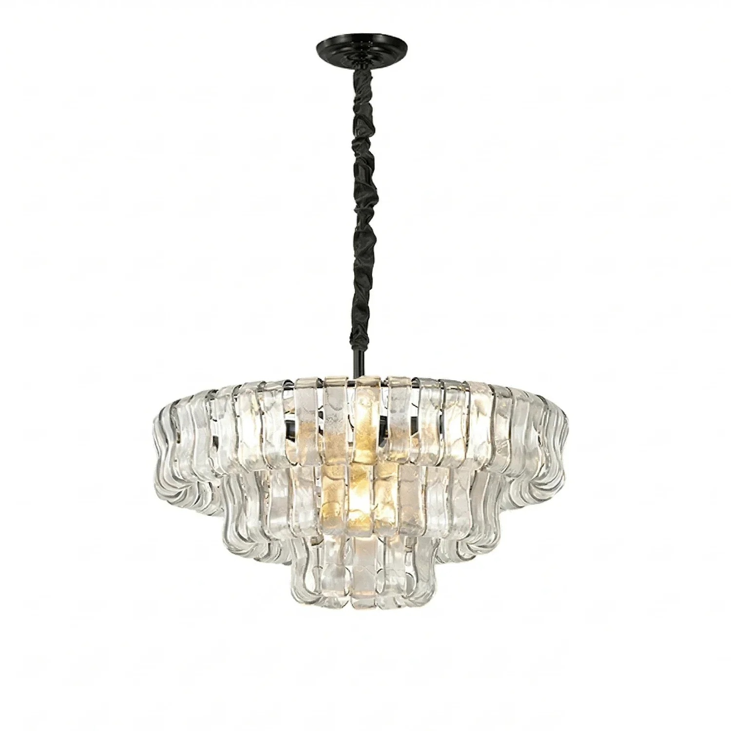 Glacii Ring Glass Chandelier | wildoxy