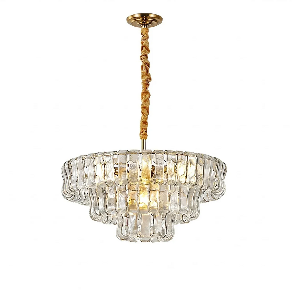 Glacii Ring Glass Chandelier | wildoxy