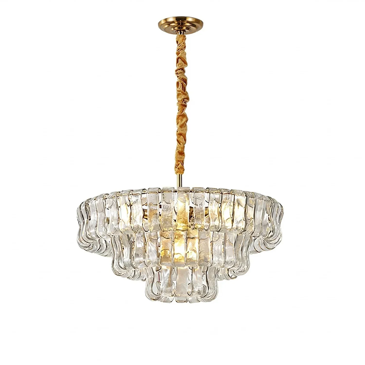 Glacii Ring Glass Chandelier | wildoxy