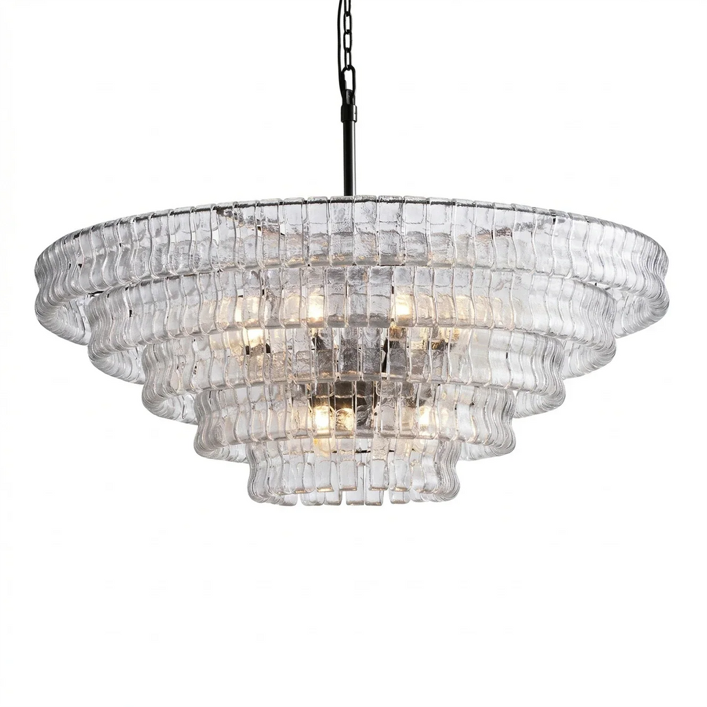 Glacii Ring Glass Chandelier | wildoxy