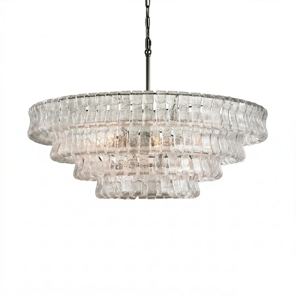 Glacii Ring Glass Chandelier | wildoxy