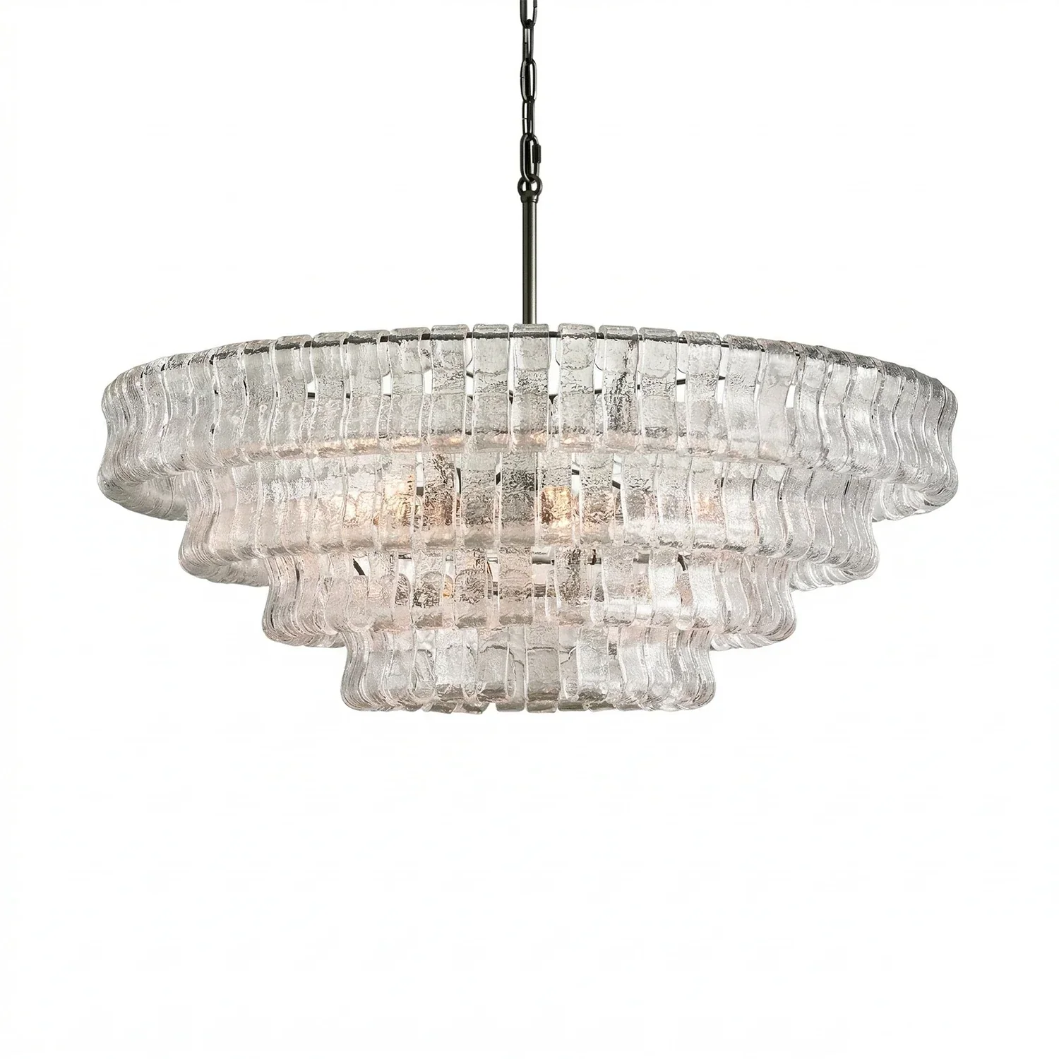 Glacii Ring Glass Chandelier | wildoxy