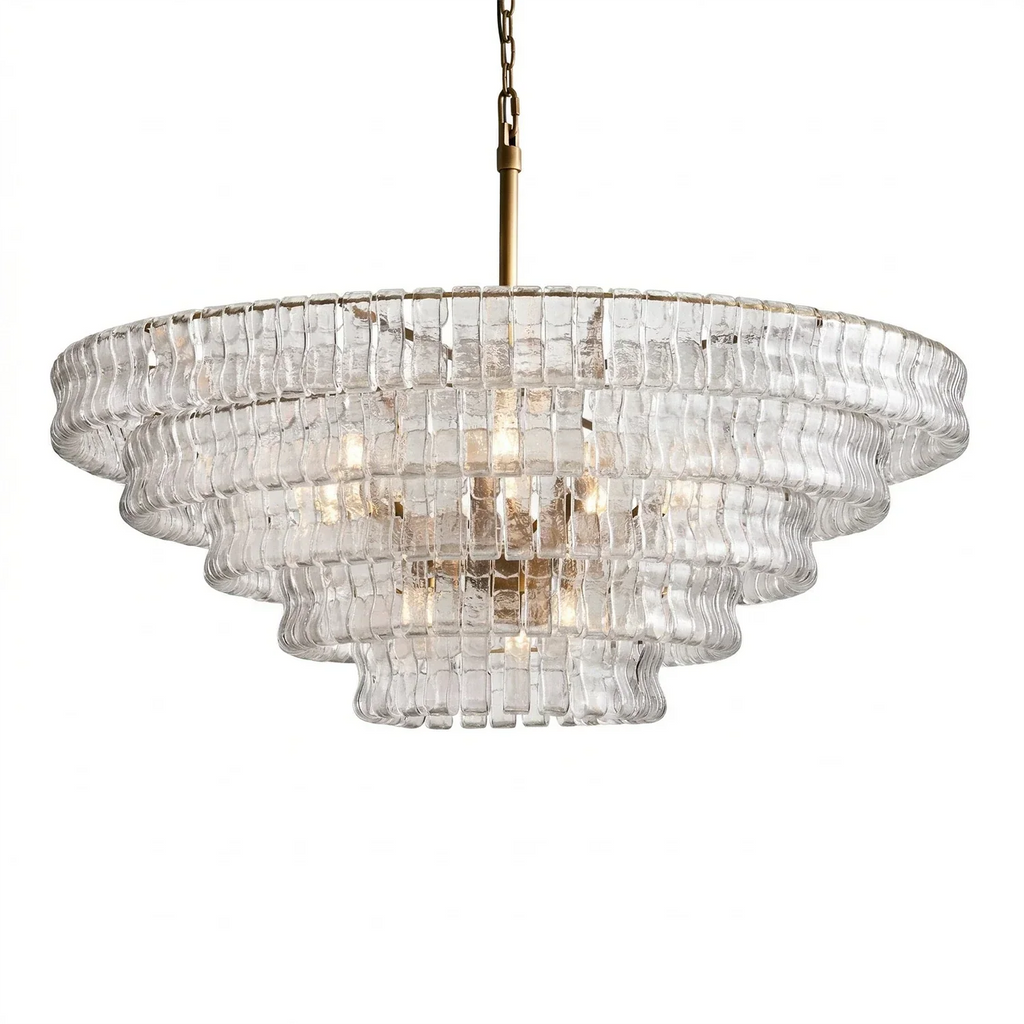 Glacii Ring Glass Chandelier | wildoxy