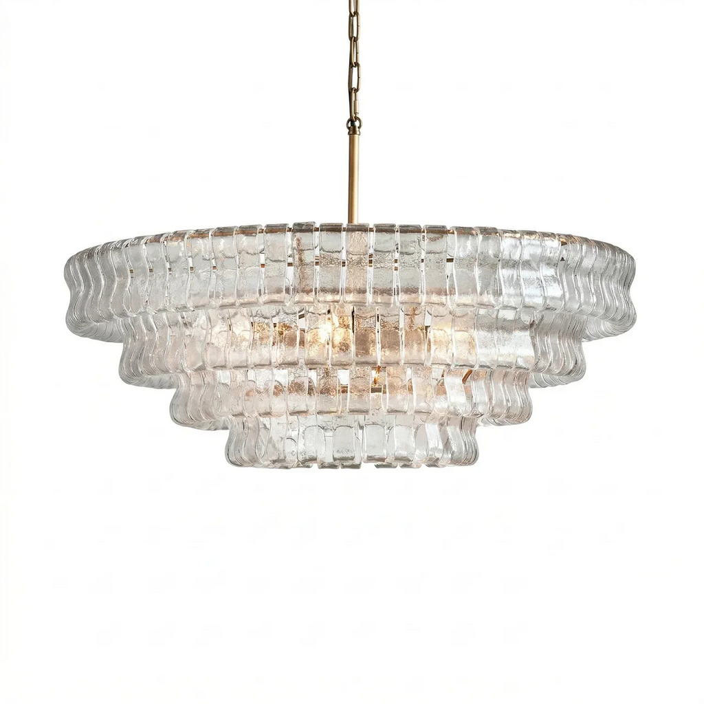 Glacii Ring Glass Chandelier | wildoxy