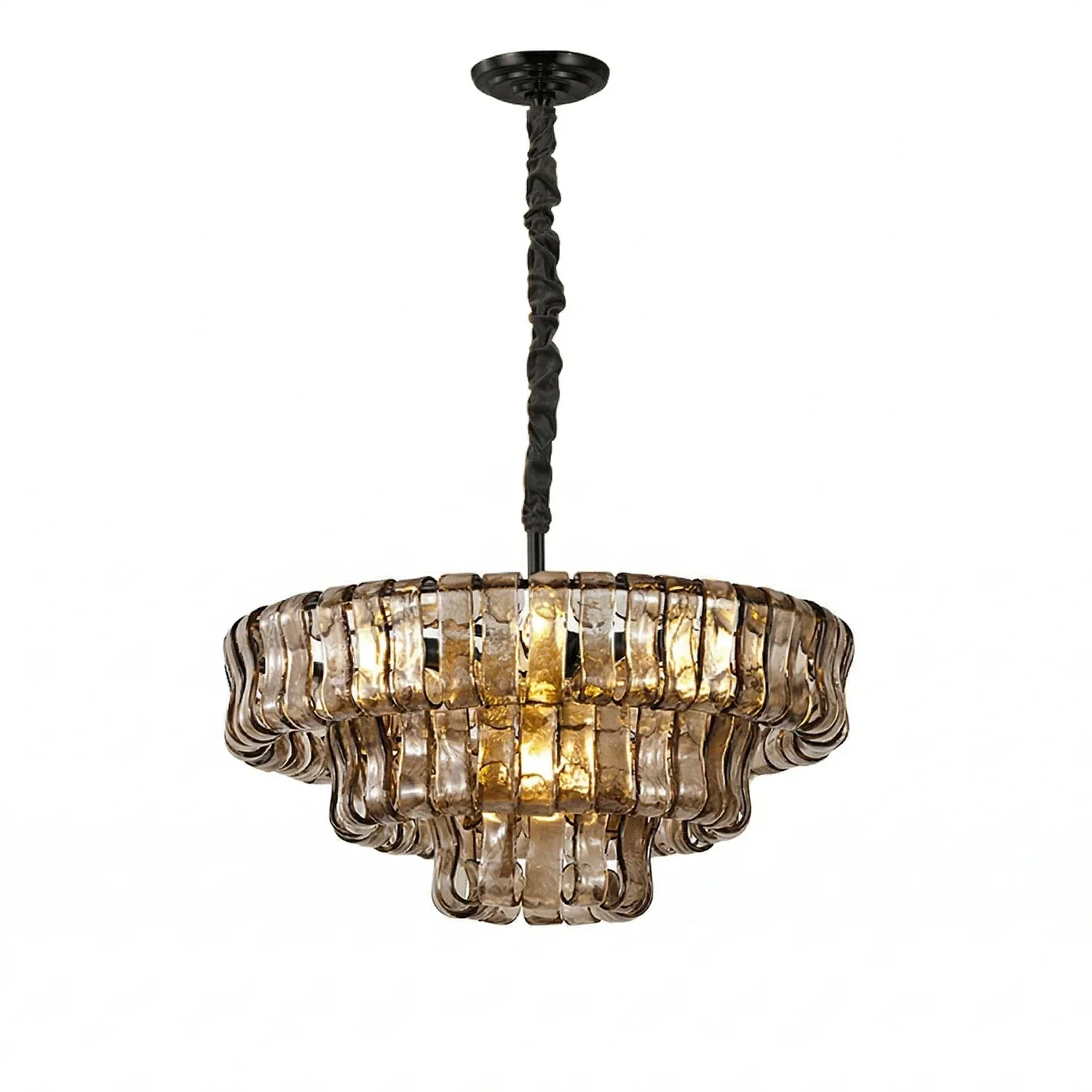 Glacii Ring Glass Chandelier | wildoxy