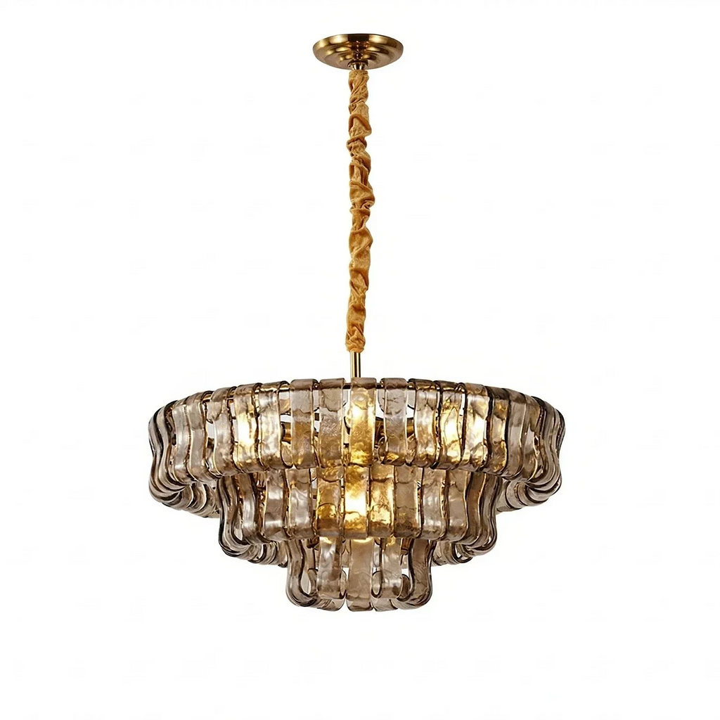 Glacii Ring Glass Chandelier | wildoxy
