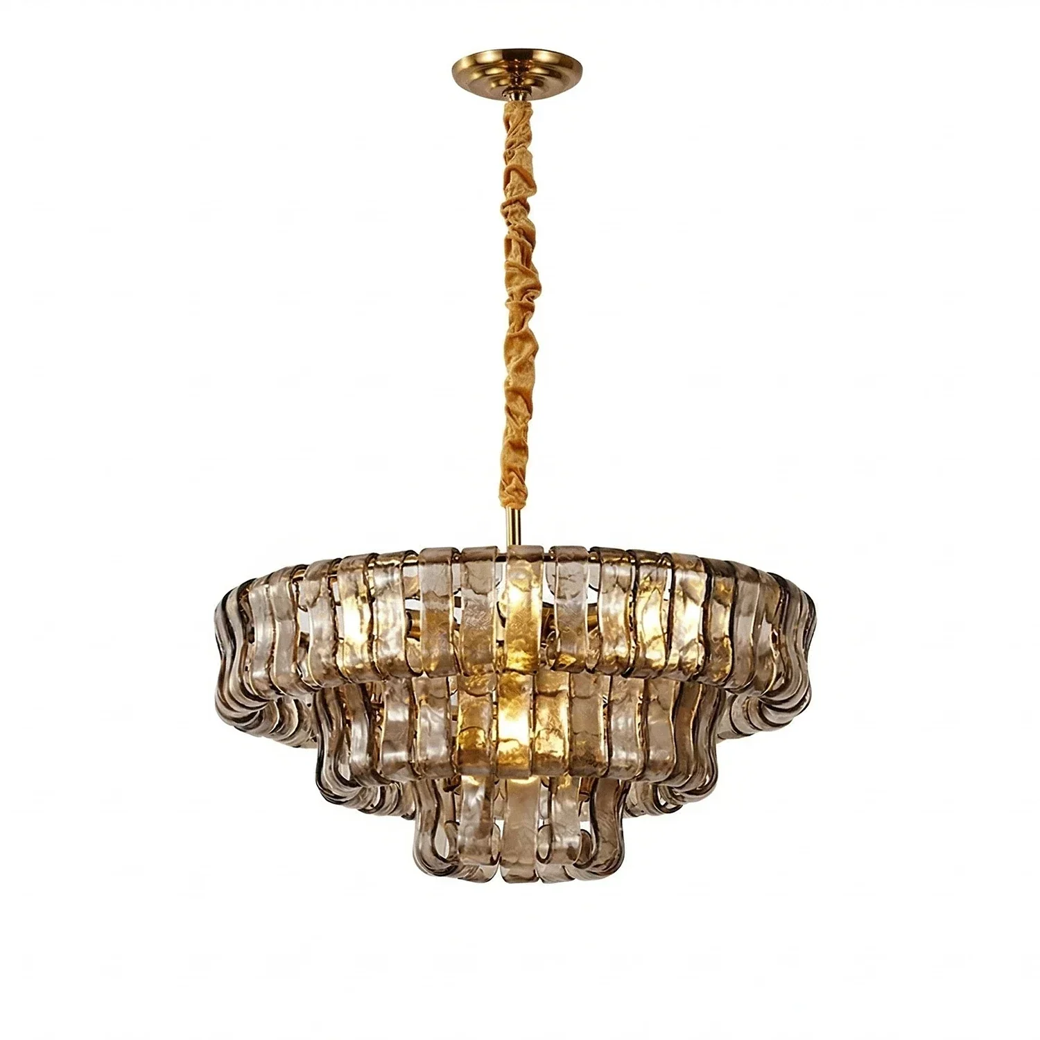 Glacii Ring Glass Chandelier | wildoxy