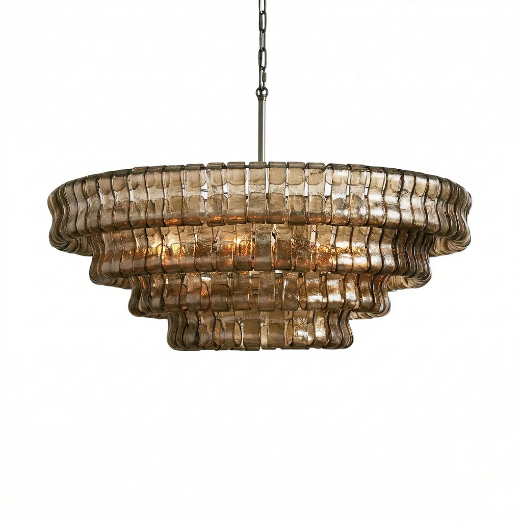 Glacii Ring Glass Chandelier | wildoxy