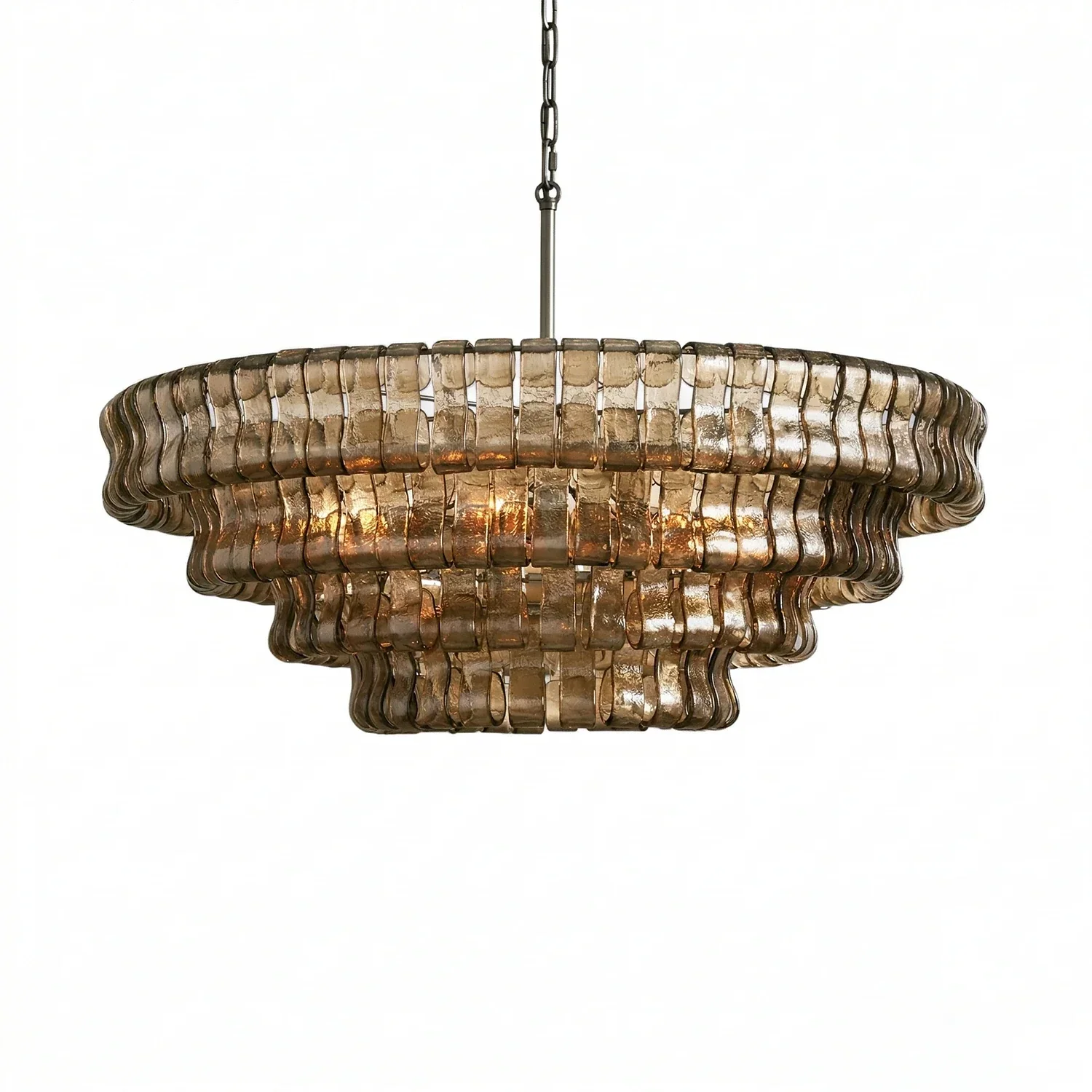 Glacii Ring Glass Chandelier | wildoxy