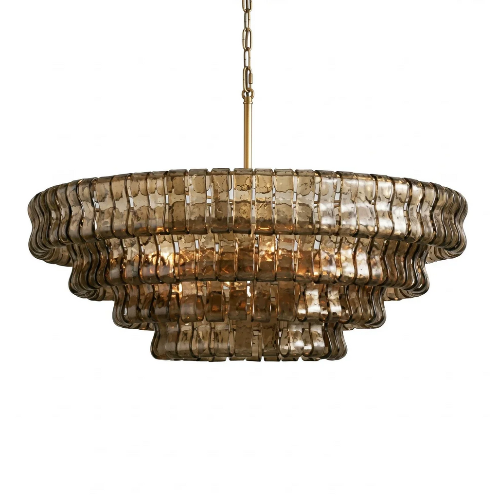 Glacii Ring Glass Chandelier | wildoxy