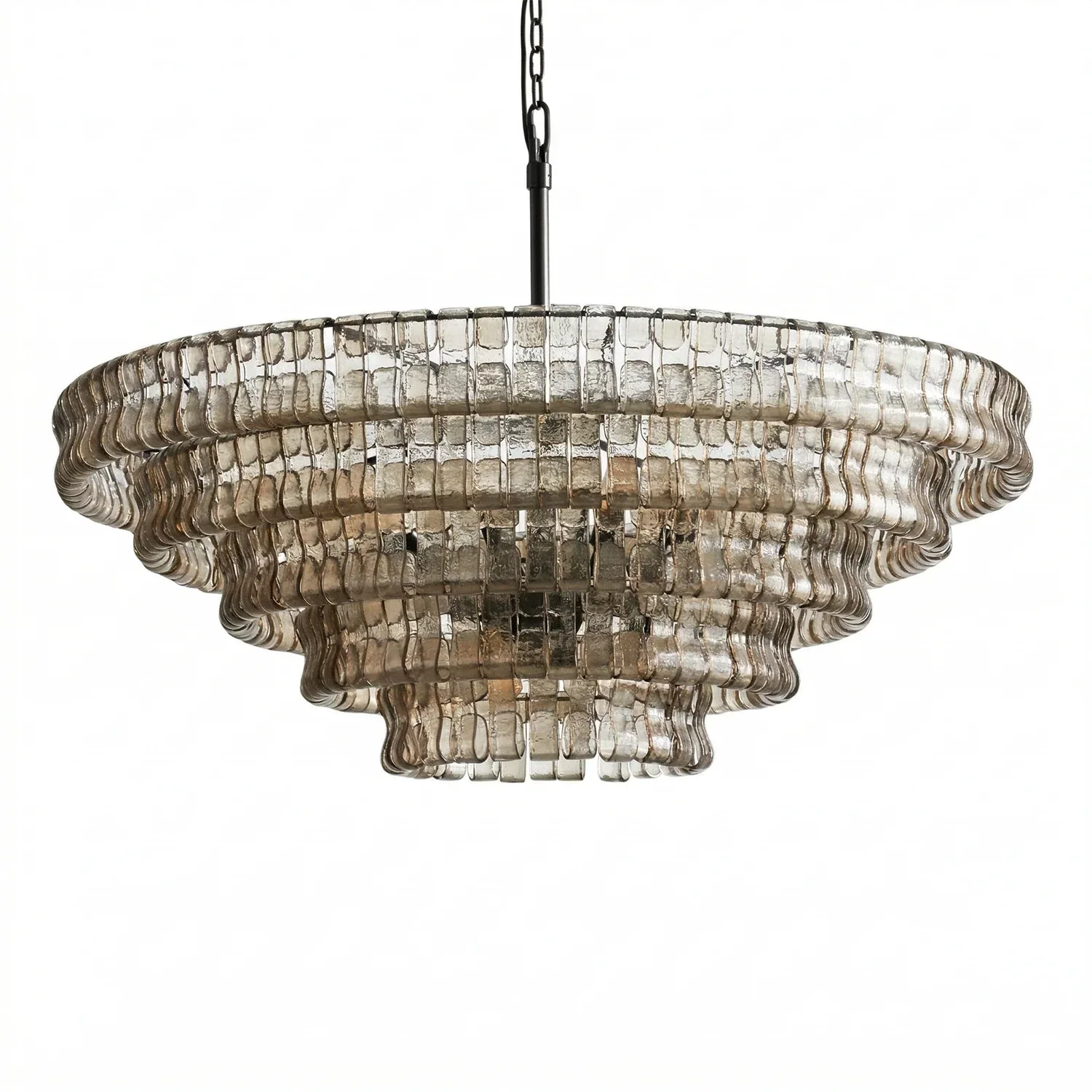 Glacii Ring Glass Chandelier | wildoxy