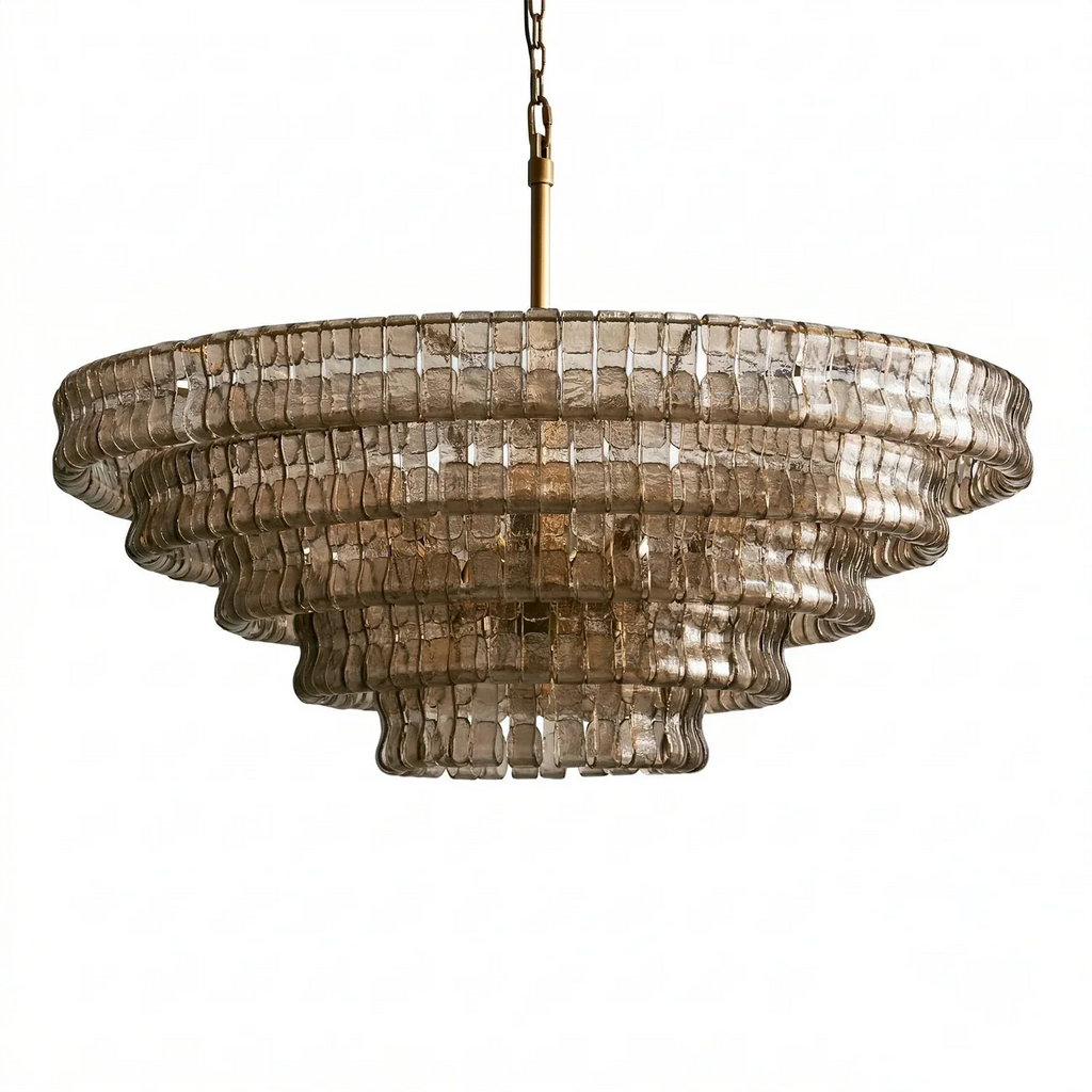 Glacii Ring Glass Chandelier | wildoxy