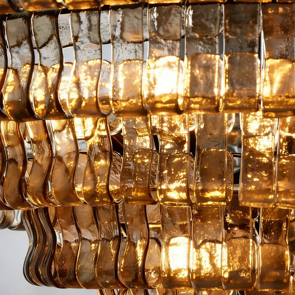 Glacii Ring Glass Chandelier | wildoxy