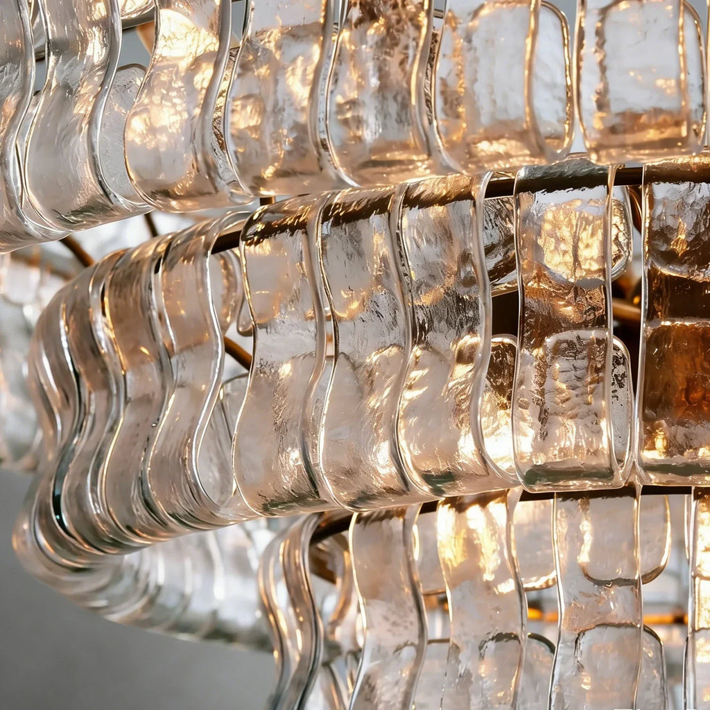 Glacii Ring Glass Chandelier | wildoxy