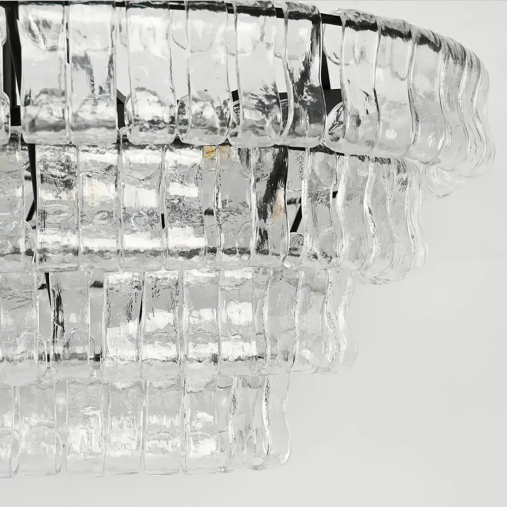 Glacii Ring Glass Chandelier | wildoxy