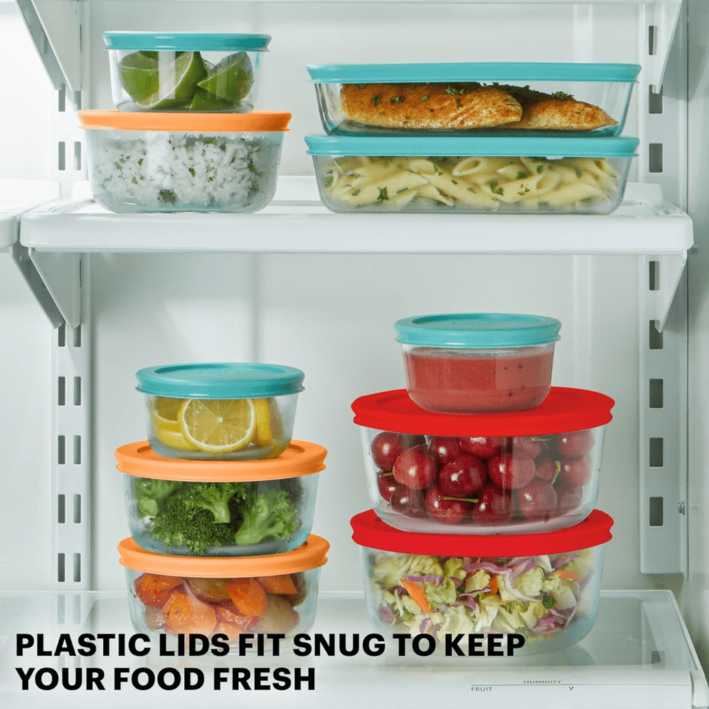 Glassker 12-Piece Glass Storage Containers — Airtight Lids