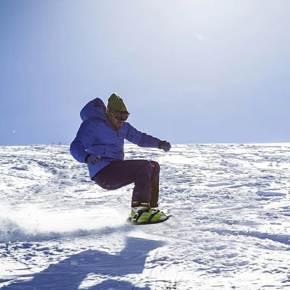 Glidewing Snow Skating Shoes — Adjustable, Lightweight, Portable Boot Attachments