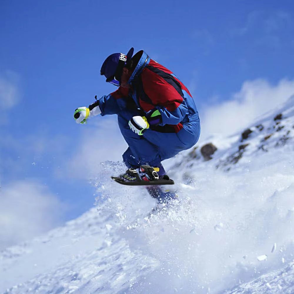 Glidewing Snow Skating Shoes — Adjustable, Lightweight, Portable Boot Attachments