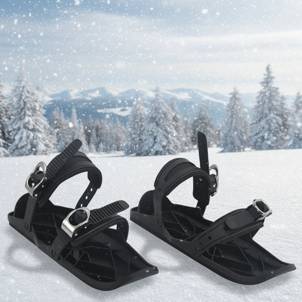 Glidewing Snow Skating Shoes — Adjustable, Lightweight, Portable Boot Attachments