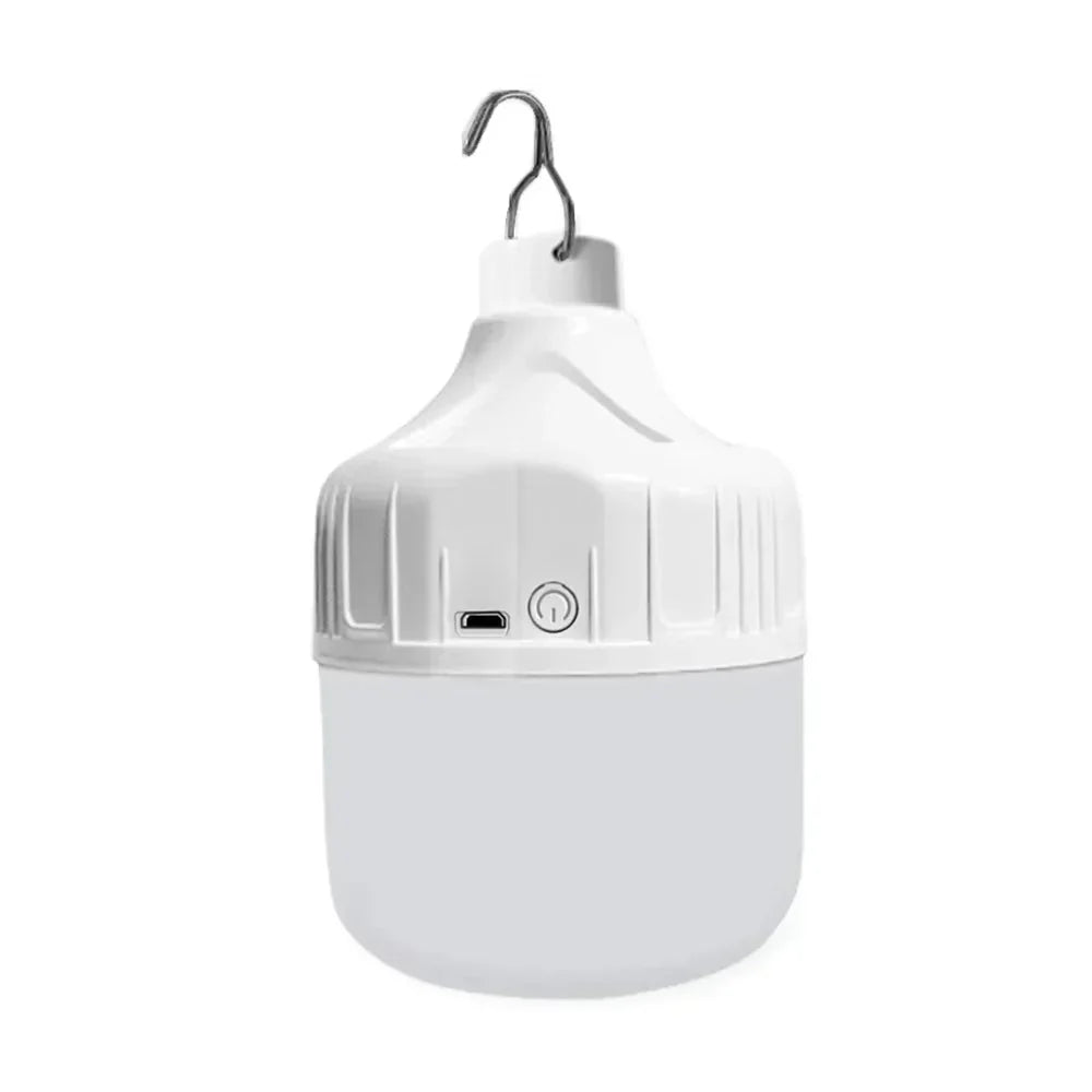 GlowHub compacte led-kampeerlicht — oplaadbaar via USB, drie instelbare standen