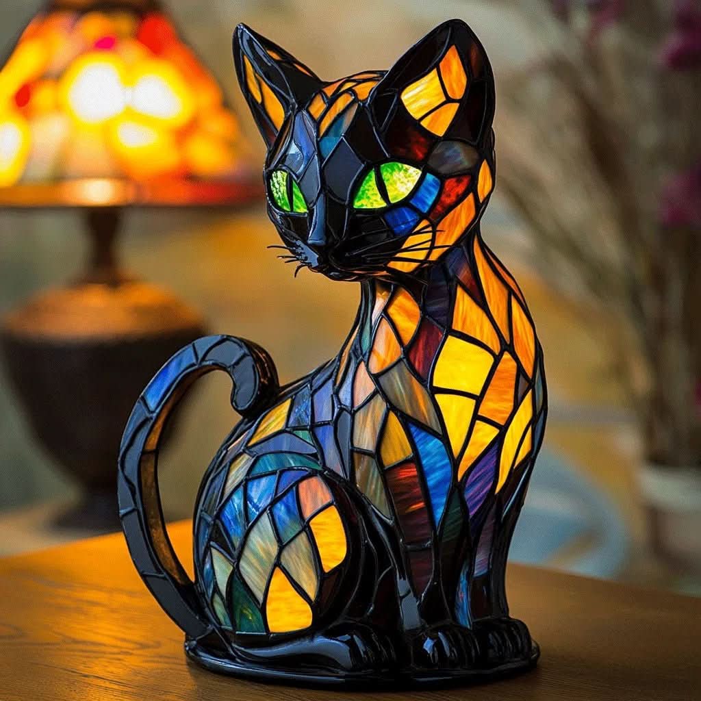 GlowKitty kattennachtlampje — zachte ledgloed en speels silhouet