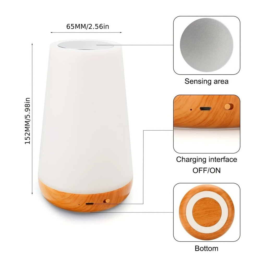 GLOWMATE Portable Night Light — Remote and Dimmer Controls